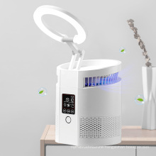 Desktop Air Purifier with Lamp Negative Ion Pm2.5 Hair Dust Removal